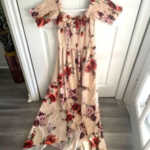 Floral maxi dress